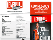 Tablet Screenshot of morbihan.lemensuel.com